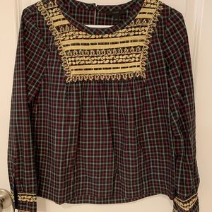 Women’s J Crew Peplum Top